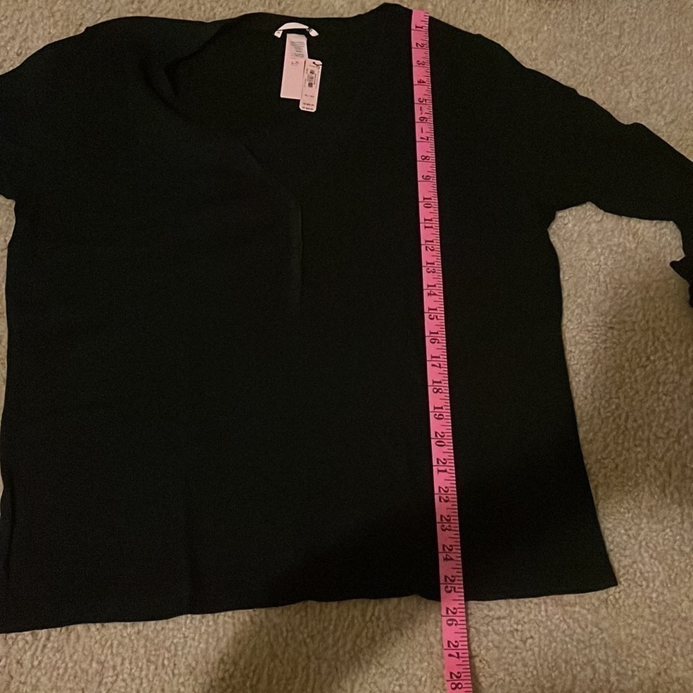 NWT Victoria secret pajama set (thermal) ALL BLACK XL - Picture 9 of 12